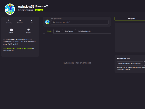 I GOT A GAMEJOLT ACCOUNT! :D
