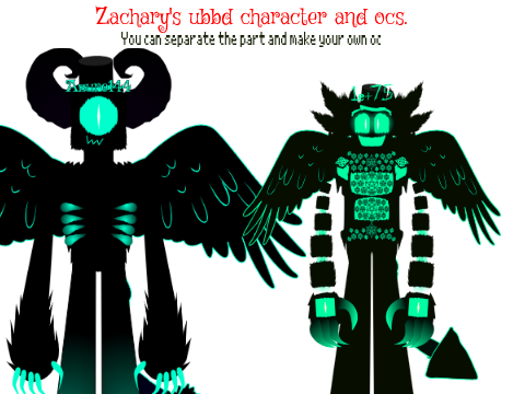 Zachary's ubbd character and ocs remix
