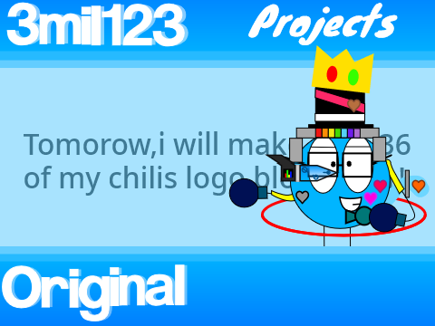 Take 36 of my Chilis logo bloopers 1 will be tomorrow!