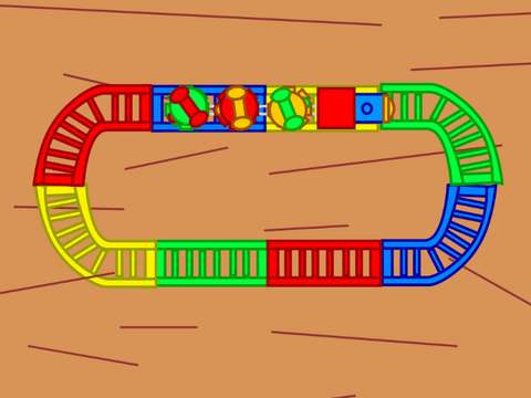 Squid Train Track Set