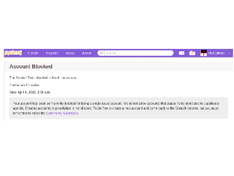 So scratch is anti-Catholic now (remix for awareness)