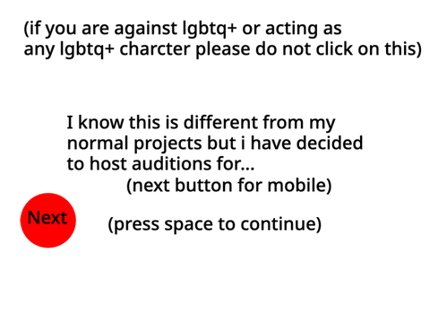Auditions open