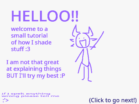 Tutorial of how I shade