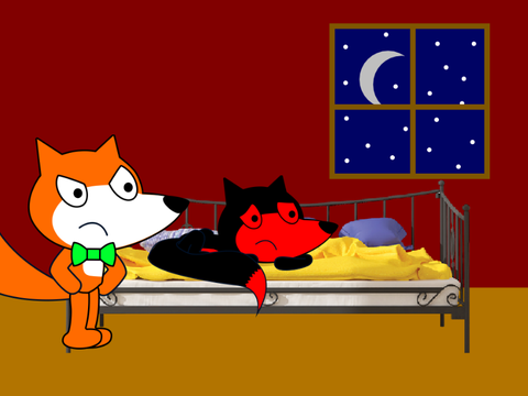 Evil Daniel the Fox wants ice cream/GROUNDED