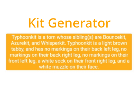 Kit Generator