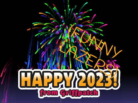 Happy 2023! from Griffpatch (Funny Lazers)