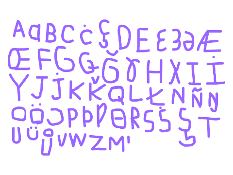 A conlang I had made