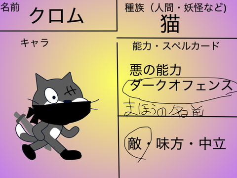 アニメ参加シート remix