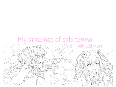 Saki tenma drawings