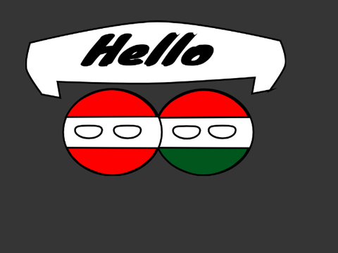 Drawing Austria and Hungary