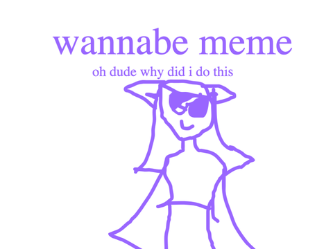 wannabe meme template