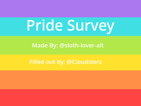 Pride Survey: Open remix