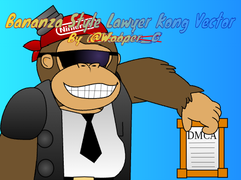 Bananza Style Lawyer Kong Vector