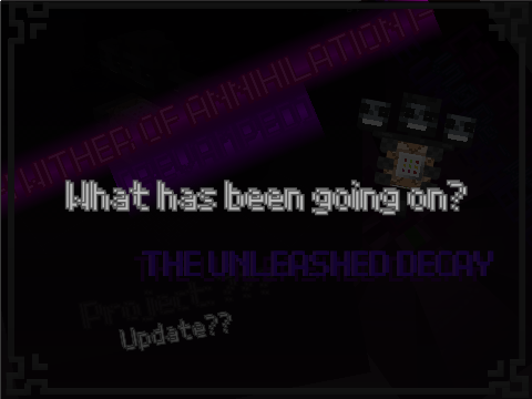 What's been going on??? | W.O.A + Project news |