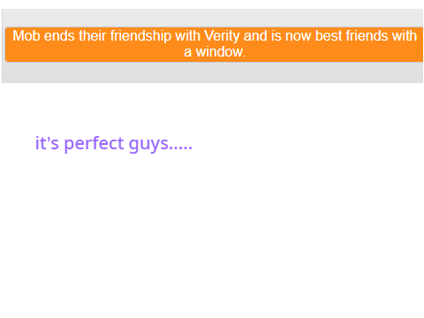 it's perfect.