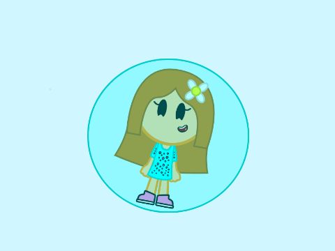 (Art) Katelyn on the Bubble Float