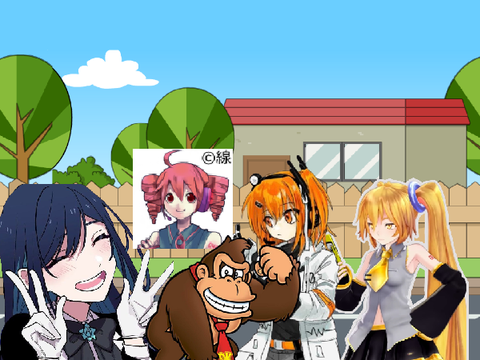 Adds donkey kong and teto