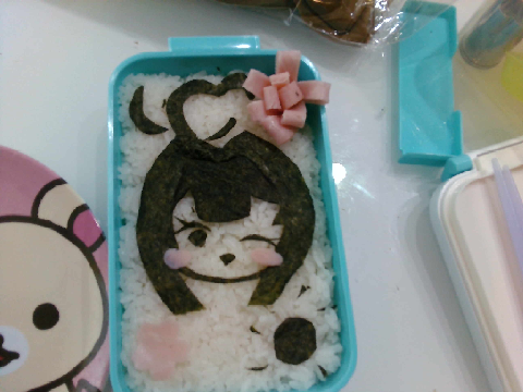 下手だけど海苔でキャラ弁作ってみた！