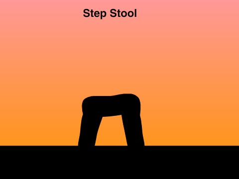 Step Stool ( A Book )