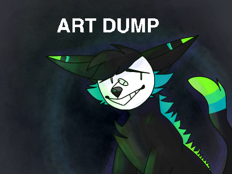 spooky art dump