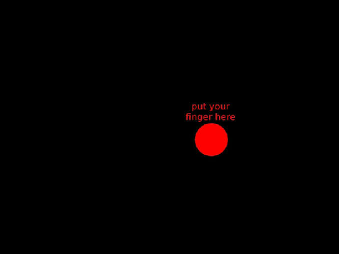 Put Finger Here
