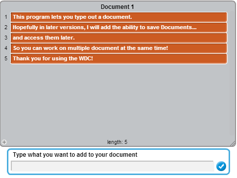 Word Document Creator (WDC) "BETA"