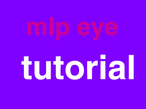 mlp eye tutorial