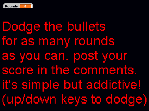 dodge the bullet (bullet dodge)