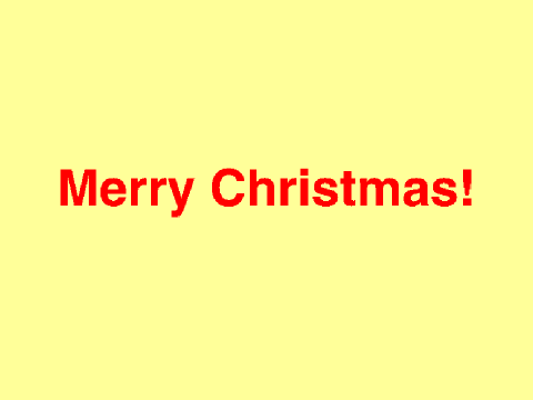 Merry Christmas!
