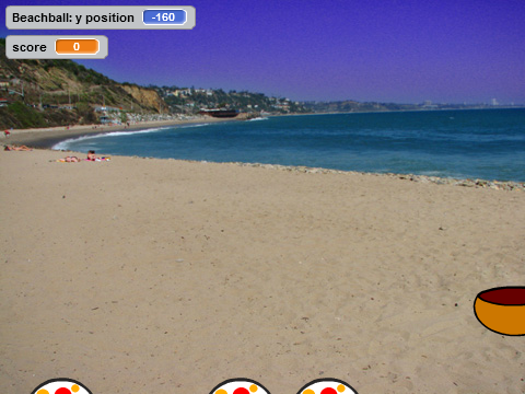 Beach ball game