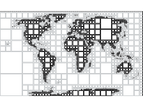 quadtree-ish map