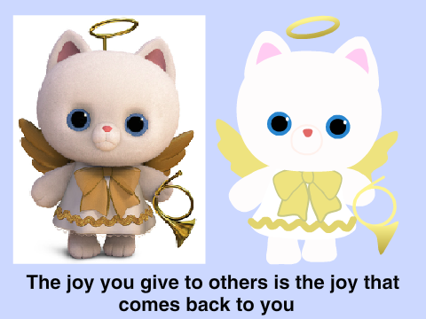 angel kitty art