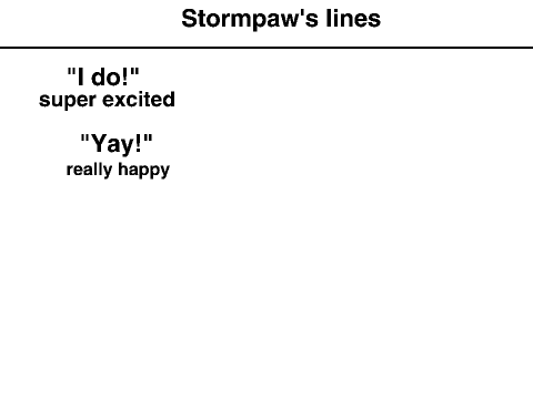 Stormpaw's lines #2