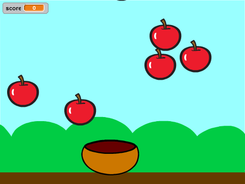 Catch the apples...