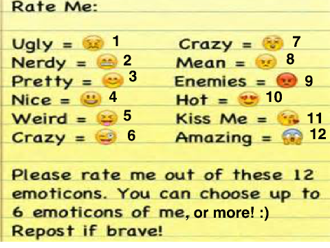 ♡ Rate Me! 3 ♡ 