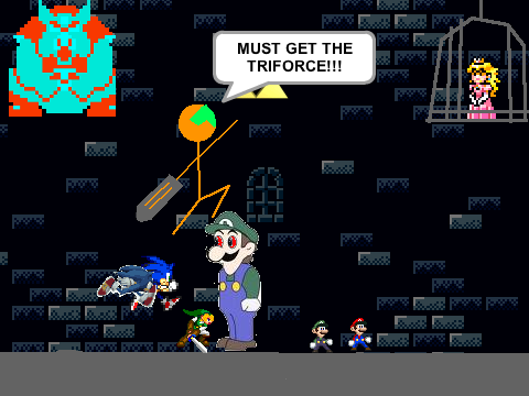 add yourself fighting weegee for princess peach remix remix