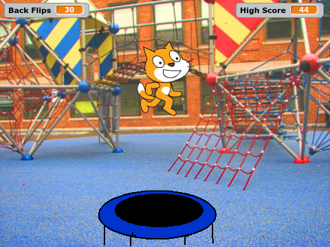 Mr. Kitty Does Back Flips