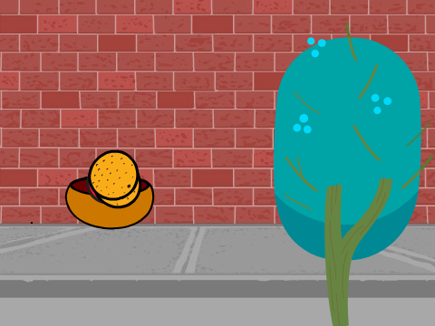 Talking tree with moving fruits remix