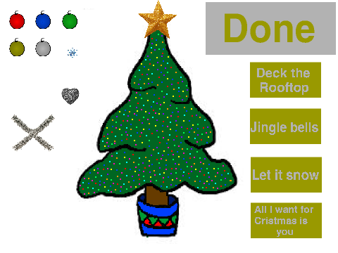 Christmas tree designer/decorator