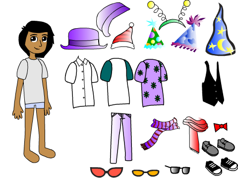 Dress- up. 