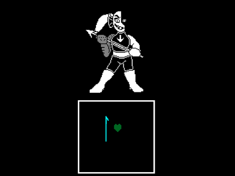 storyshift-Undyne battle(nerves of steel mode)