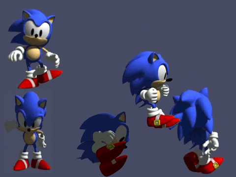 classic sonic 3d gifs