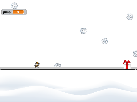 New Year platformer