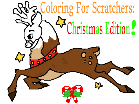 Coloring for Scratchers: Christmas Edition