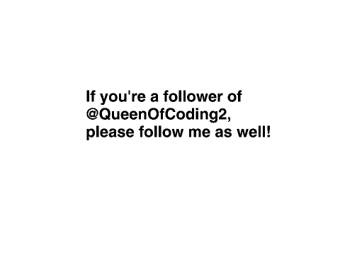 Please follow me!