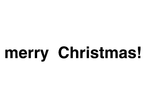 its christmas.