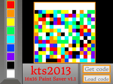 16x16Paint Saver v1.2 (Code saving and loading)