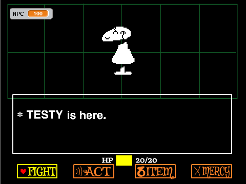 Make your own Simple UnderTale Battle!