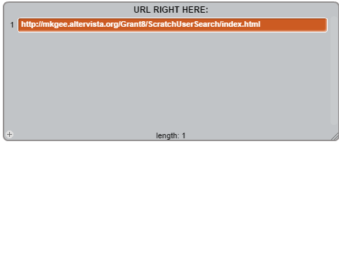 Scratch User Search