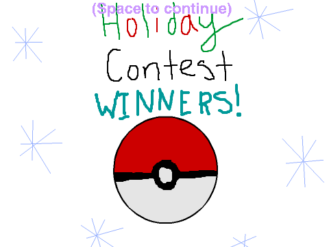 Contest Winners!!!!!!!